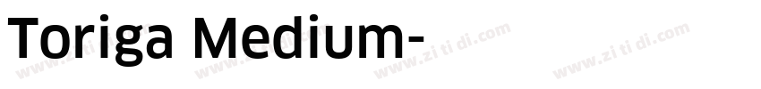 Toriga Medium字体转换